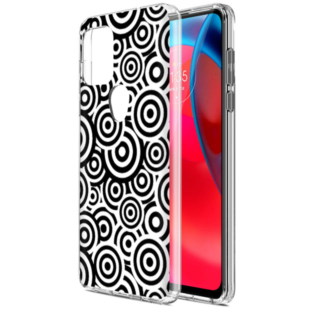 Circles Print Slim Cover For Motorola Moto G (Power, Stylus, Play, 5G), Print in USA