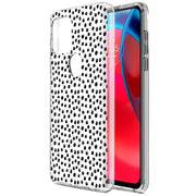 Polka Dots Blk Print Slim Cover For Motorola Moto G (Power, Stylus, Play, 5G), Print in USA