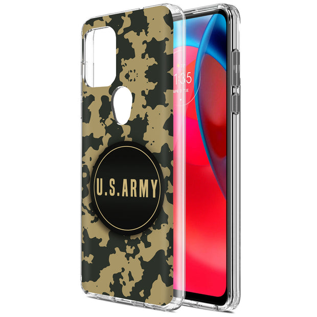 US Army 1 Print Slim Cover For Motorola Moto G (Power, Stylus, Play, 5G), Print in USA