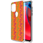 Purple Grn Vine Print Slim Cover For Motorola Moto G (Power, Stylus, Play, 5G), Print in USA