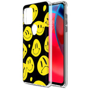 Smiley Face Print Slim Cover For Motorola Moto G (Power, Stylus, Play, 5G), Print in USA