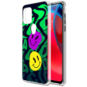 Acid Smile Face Print Slim Cover For Motorola Moto G (Power, Stylus, Play, 5G), Print in USA