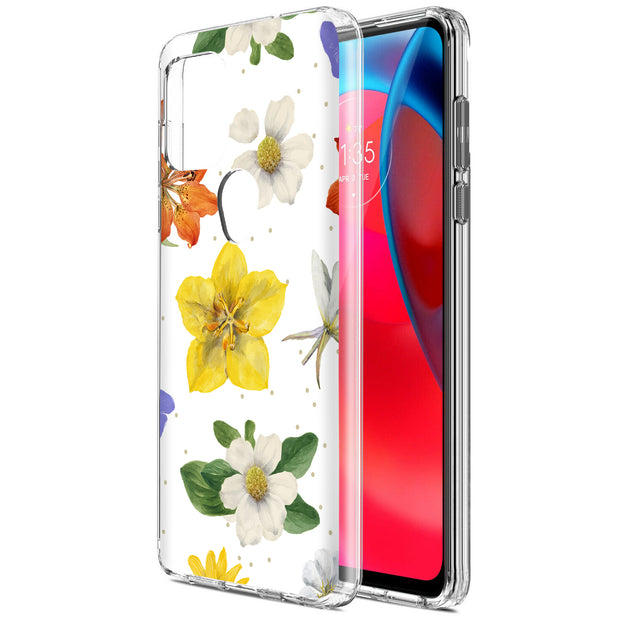 Flower Design 2 Print Slim Cover For Motorola Moto G (Power, Stylus, Play, 5G), Print in USA