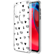 Flying Hearts Print Slim Cover For Motorola Moto G (Power, Stylus, Play, 5G), Print in USA