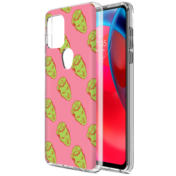 Green Heads Print Slim Cover For Motorola Moto G (Power, Stylus, Play, 5G), Print in USA