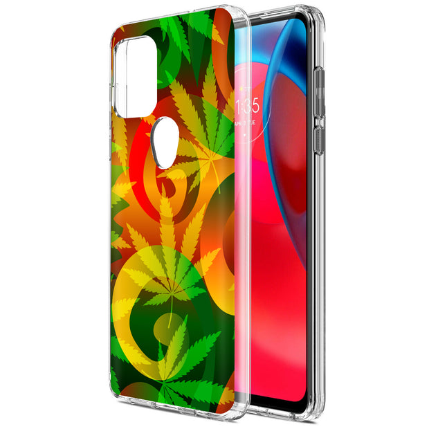 Marijuana Art Print Slim Cover For Motorola Moto G (Power, Stylus, Play, 5G), Print in USA