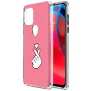 Finger Heart Print Slim Cover For Motorola Moto G (Power, Stylus, Play, 5G), Print in USA