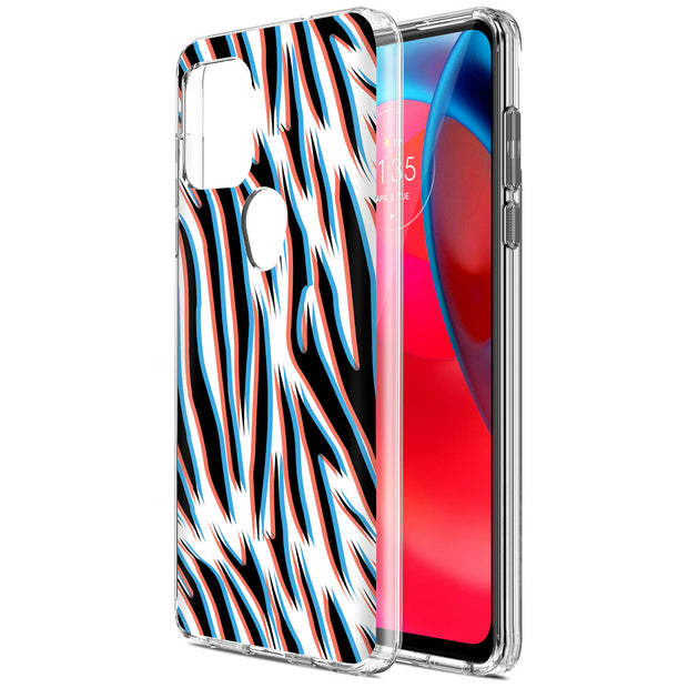 3D Zebra 3 Print Slim Cover For Motorola Moto G (Power, Stylus, Play, 5G), Print in USA