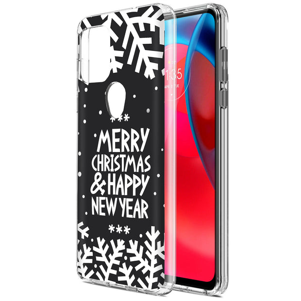 Merry Christmas Print Slim Cover For Motorola Moto G (Power, Stylus, Play, 5G), Print in USA