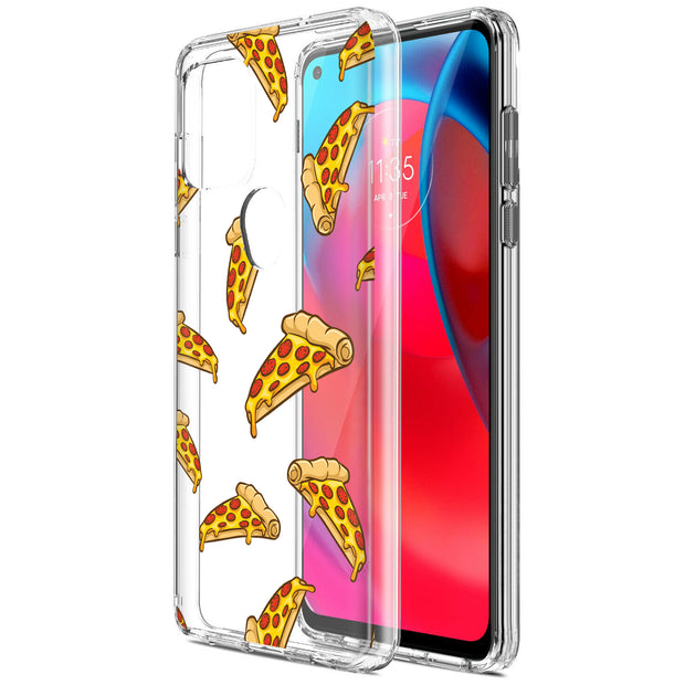 Yummy Pizza Print Slim Cover For Motorola Moto G (Power, Stylus, Play, 5G), Print in USA