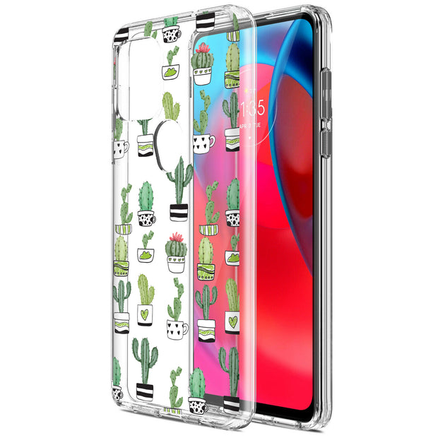 Cute Cactus  Print Slim Cover For Motorola Moto G (Power, Stylus, Play, 5G), Print in USA