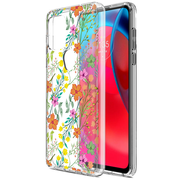 Flower 20 Print Slim Cover For Motorola Moto G (Power, Stylus, Play, 5G), Print in USA