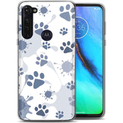 Paw Color 3 Print Slim Cover For Motorola Moto G (Power, Stylus, Play, 5G), Print in USA