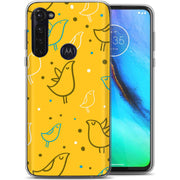 Birds Dots 1 Print Slim Cover For Motorola Moto G (Power, Stylus, Play, 5G), Print in USA