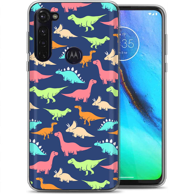 Dinosaur 1 Print Slim Cover For Motorola Moto G (Power, Stylus, Play, 5G), Print in USA