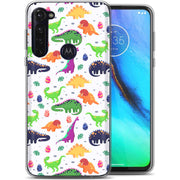 Dinosaur 7 Print Slim Cover For Motorola Moto G (Power, Stylus, Play, 5G), Print in USA