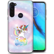 Unicorn Dabbing Print Slim Cover For Motorola Moto G (Power, Stylus, Play, 5G), Print in USA