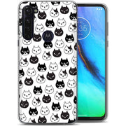 Cute Kitten Print Slim Cover For Motorola Moto G (Power, Stylus, Play, 5G), Print in USA