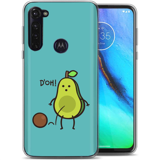 Funny Avocado 2 Print Slim Cover For Motorola Moto G (Power, Stylus, Play, 5G), Print in USA