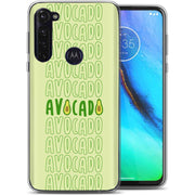 Avocado Text  Print Slim Cover For Motorola Moto G (Power, Stylus, Play, 5G), Print in USA