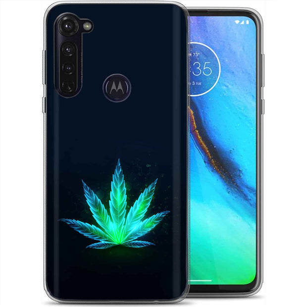 Beautiful Weed Print Slim Cover For Motorola Moto G (Power, Stylus, Play, 5G), Print in USA