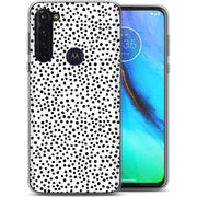 Polka Dot Blk2 Print Slim Cover For Motorola Moto G (Power, Stylus, Play, 5G), Print in USA