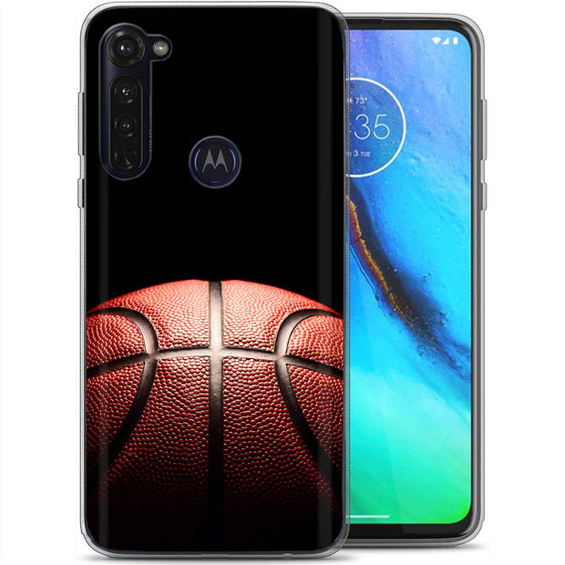 Basketball Fade Print Slim Cover For Motorola Moto G (Power, Stylus, Play, 5G), Print in USA