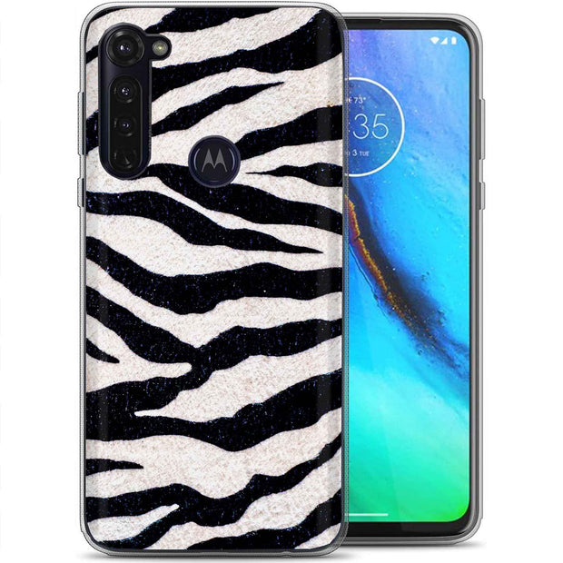 Zebra Stripe 1 Print Slim Cover For Motorola Moto G (Power, Stylus, Play, 5G), Print in USA