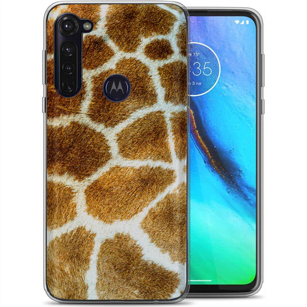 Giraffe Fur 1 Print Slim Cover For Motorola Moto G (Power, Stylus, Play, 5G), Print in USA