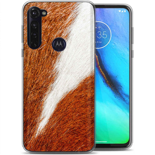 Soft Horse Mane Print Slim Cover For Motorola Moto G (Power, Stylus, Play, 5G), Print in USA