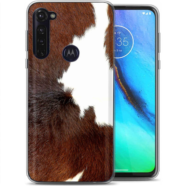 Dairy Cow Fur Print Slim Cover For Motorola Moto G (Power, Stylus, Play, 5G), Print in USA