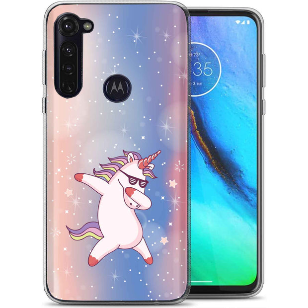 Unicorn Dab Print Slim Cover For Motorola Moto G (Power, Stylus, Play, 5G), Print in USA