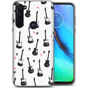 Rock Guitar Print Slim Cover For Motorola Moto G (Power, Stylus, Play, 5G), Print in USA