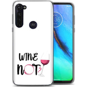 Wine Not Print Slim Cover For Motorola Moto G (Power, Stylus, Play, 5G), Print in USA