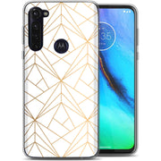 Golden Pattern Print Slim Cover For Motorola Moto G (Power, Stylus, Play, 5G), Print in USA