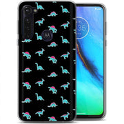 Dinosaurs Shape Print Slim Cover For Motorola Moto G (Power, Stylus, Play, 5G), Print in USA