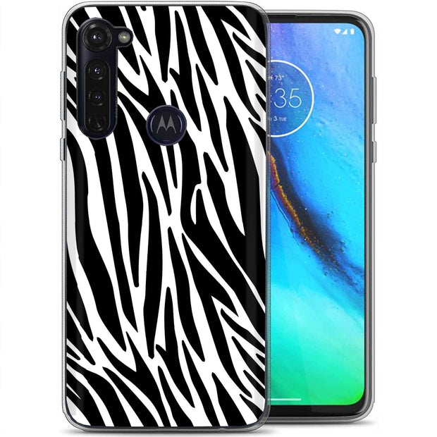 Zebra 2 Print Slim Cover For Motorola Moto G (Power, Stylus, Play, 5G), Print in USA