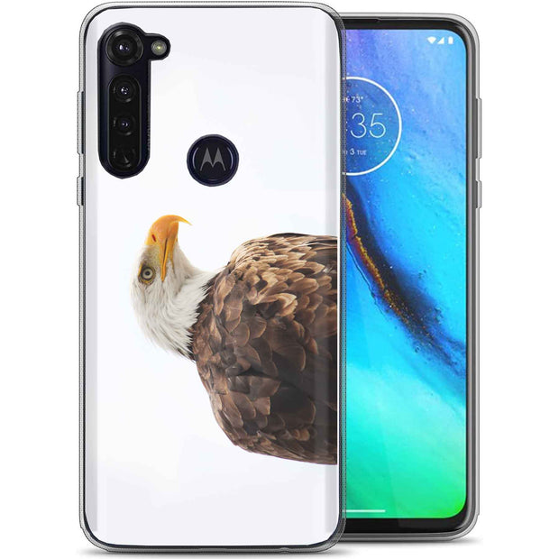 Eagle Photo Print Slim Cover For Motorola Moto G (Power, Stylus, Play, 5G), Print in USA