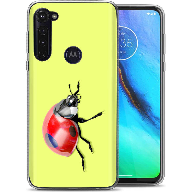 Ladybug Photo Print Slim Cover For Motorola Moto G (Power, Stylus, Play, 5G), Print in USA