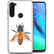 Bee Photo Print Slim Cover For Motorola Moto G (Power, Stylus, Play, 5G), Print in USA