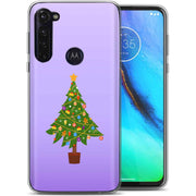 Xmas Tree Print Slim Cover For Motorola Moto G (Power, Stylus, Play, 5G), Print in USA