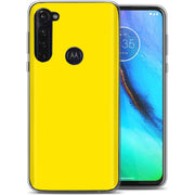 Yellow Print Slim Cover For Motorola Moto G (Power, Stylus, Play, 5G), Print in USA