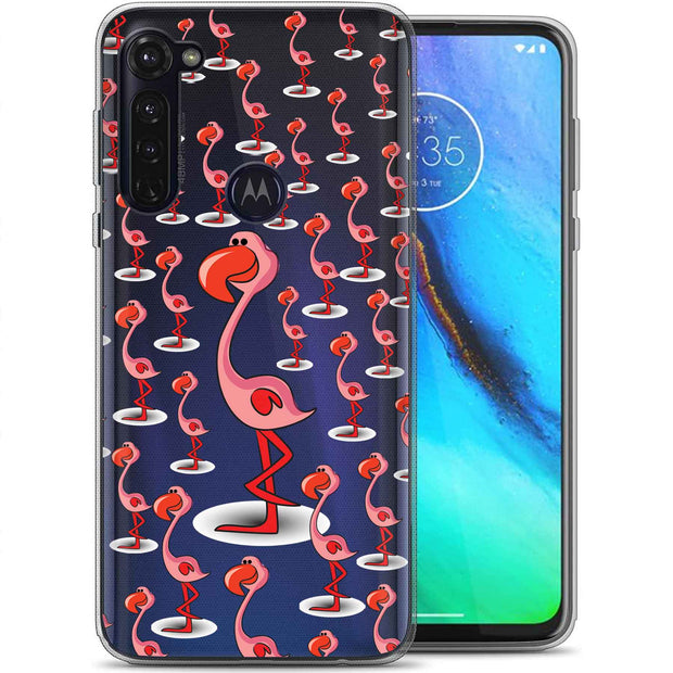 Flamingo One Print Slim Cover For Motorola Moto G (Power, Stylus, Play, 5G), Print in USA