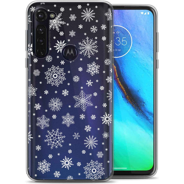 Snowflake 1 Print Slim Cover For Motorola Moto G (Power, Stylus, Play, 5G), Print in USA