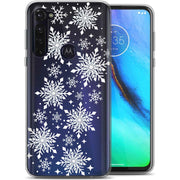 Snowflake 2 Print Slim Cover For Motorola Moto G (Power, Stylus, Play, 5G), Print in USA