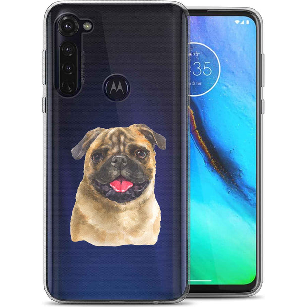 Dog Painting j Print Slim Cover For Motorola Moto G (Power, Stylus, Play, 5G), Print in USA