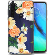 Flower 8 Print Slim Cover For Motorola Moto G (Power, Stylus, Play, 5G), Print in USA