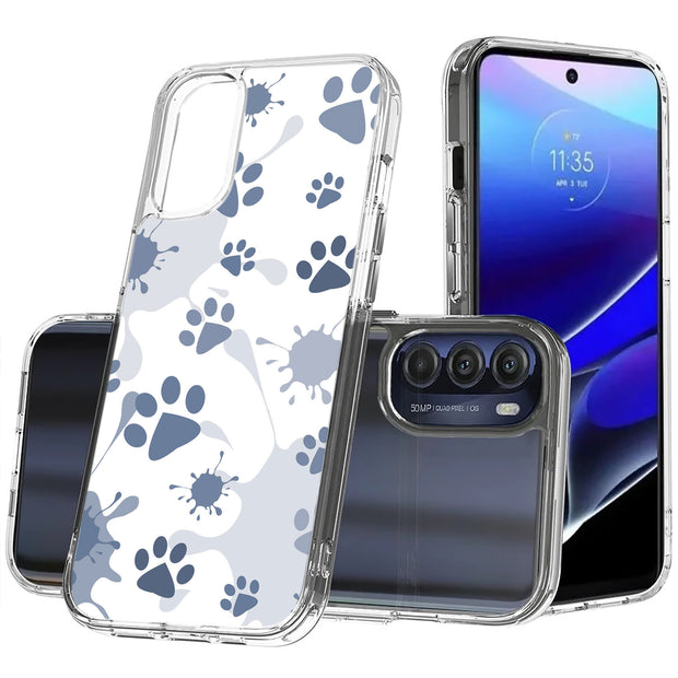 Paw Color 3 Print Slim Cover For Motorola Moto G (Power, Stylus, Play, 5G), Print in USA