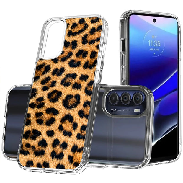 Leopard Fur 4 Print Slim Cover For Motorola Moto G (Power, Stylus, Play, 5G), Print in USA