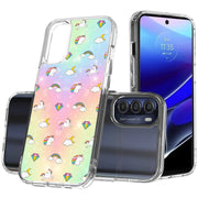 Rainbow Unicorn Print Slim Cover For Motorola Moto G (Power, Stylus, Play, 5G), Print in USA